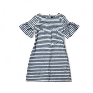 Ivanka Trump Blue and White Striped Top